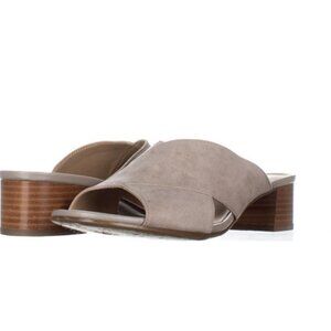 Naturalizer Arielle Sandals Shoes Grey Fabric, 8.5 US / 38.5 EU NEW IN BOX _